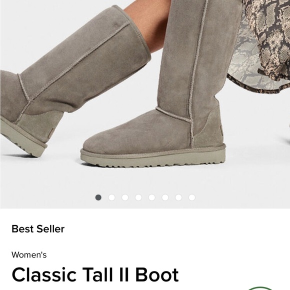 Ugg Classic Tall II Grey - Picture 2 of 7